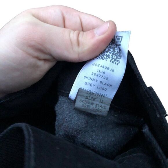 Vintage True Religion Jeans Size 32 SKINNY Black - Picture 4 of 10